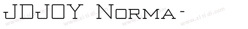 JDJOY Norma字体转换